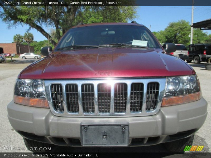 Dark Garnet Red Pearlcoat / Sandstone 2002 Jeep Grand Cherokee Laredo