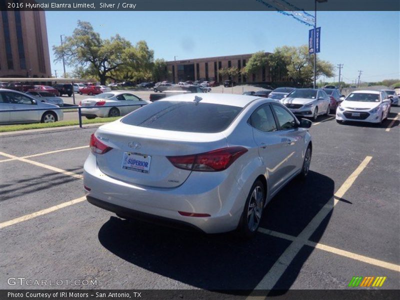 Silver / Gray 2016 Hyundai Elantra Limited