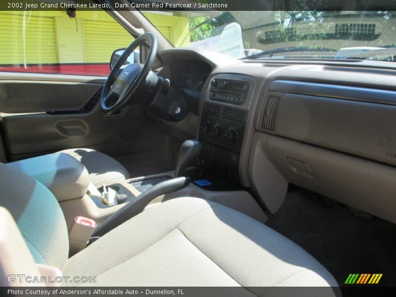 Dark Garnet Red Pearlcoat / Sandstone 2002 Jeep Grand Cherokee Laredo