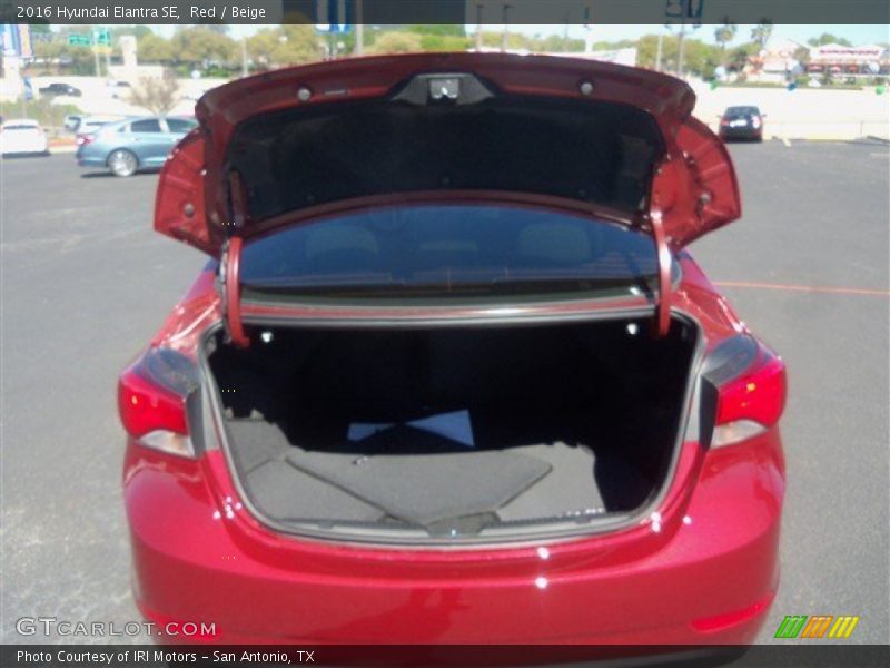 Red / Beige 2016 Hyundai Elantra SE