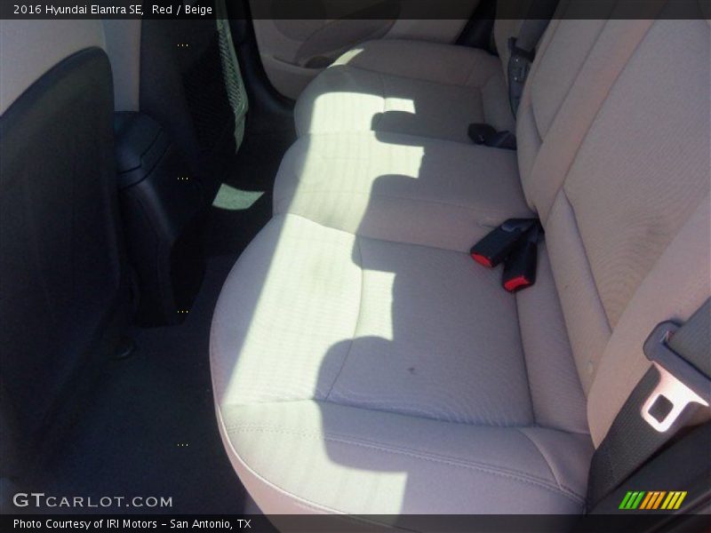 Red / Beige 2016 Hyundai Elantra SE