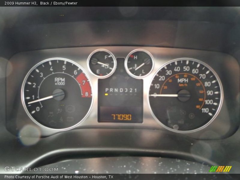 Black / Ebony/Pewter 2009 Hummer H3