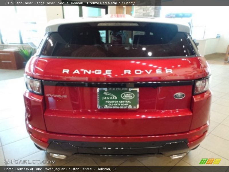 Firenze Red Metallic / Ebony 2015 Land Rover Range Rover Evoque Dynamic
