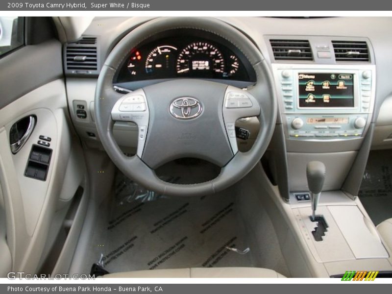 Super White / Bisque 2009 Toyota Camry Hybrid