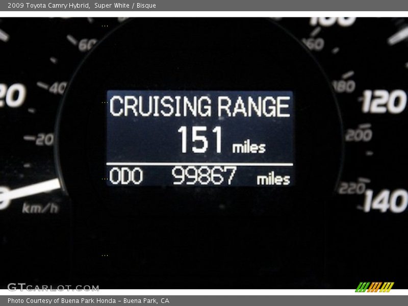 Super White / Bisque 2009 Toyota Camry Hybrid