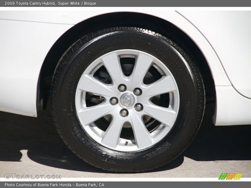 Super White / Bisque 2009 Toyota Camry Hybrid