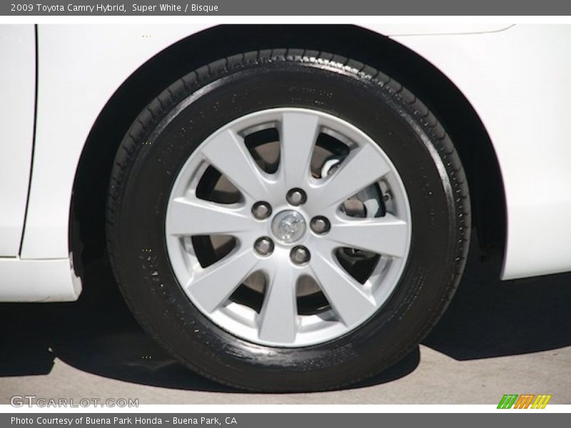 Super White / Bisque 2009 Toyota Camry Hybrid