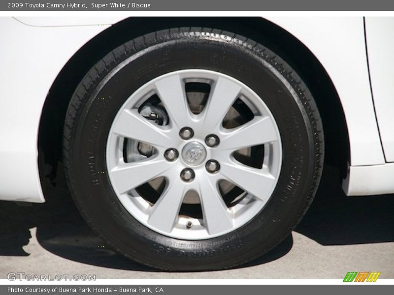 Super White / Bisque 2009 Toyota Camry Hybrid