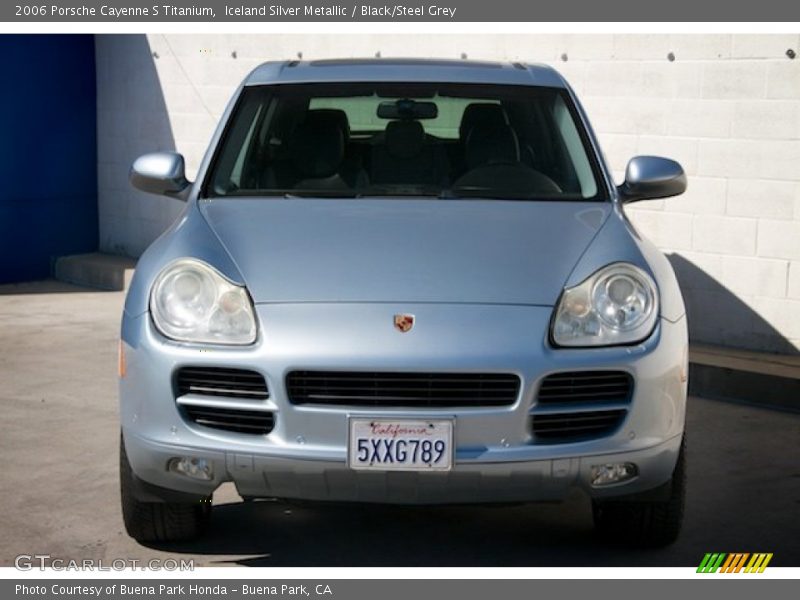 Iceland Silver Metallic / Black/Steel Grey 2006 Porsche Cayenne S Titanium