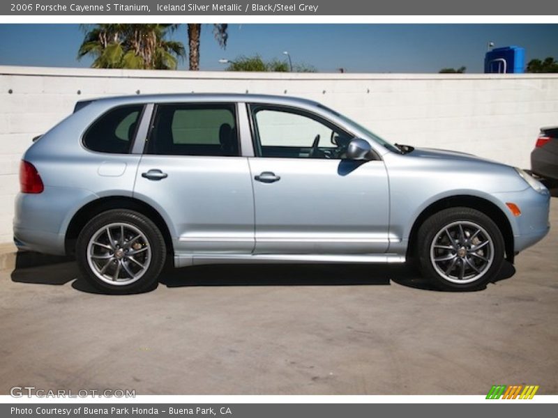 Iceland Silver Metallic / Black/Steel Grey 2006 Porsche Cayenne S Titanium