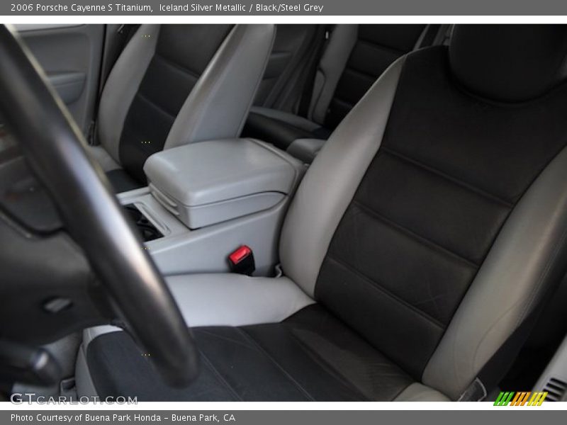 Iceland Silver Metallic / Black/Steel Grey 2006 Porsche Cayenne S Titanium