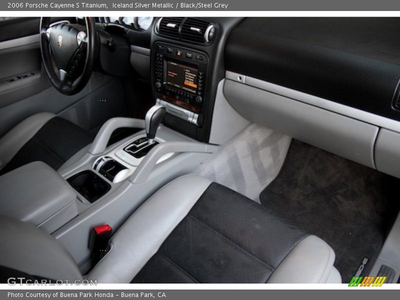 Iceland Silver Metallic / Black/Steel Grey 2006 Porsche Cayenne S Titanium