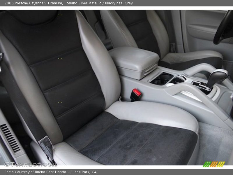 Iceland Silver Metallic / Black/Steel Grey 2006 Porsche Cayenne S Titanium