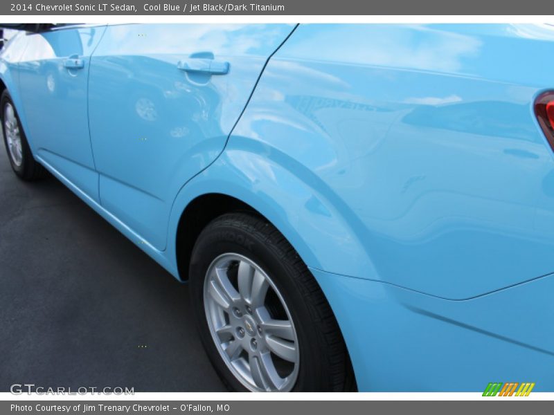 Cool Blue / Jet Black/Dark Titanium 2014 Chevrolet Sonic LT Sedan