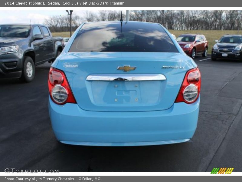 Cool Blue / Jet Black/Dark Titanium 2014 Chevrolet Sonic LT Sedan