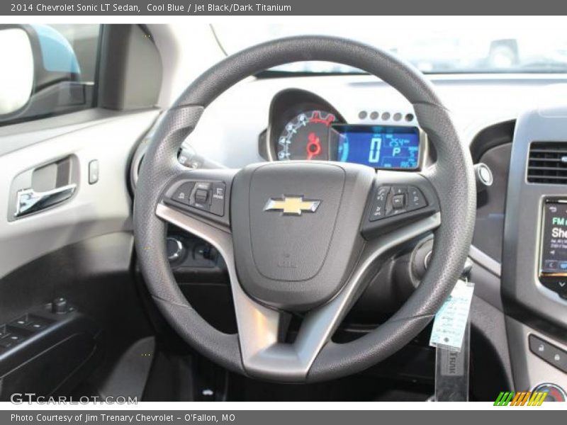 Cool Blue / Jet Black/Dark Titanium 2014 Chevrolet Sonic LT Sedan