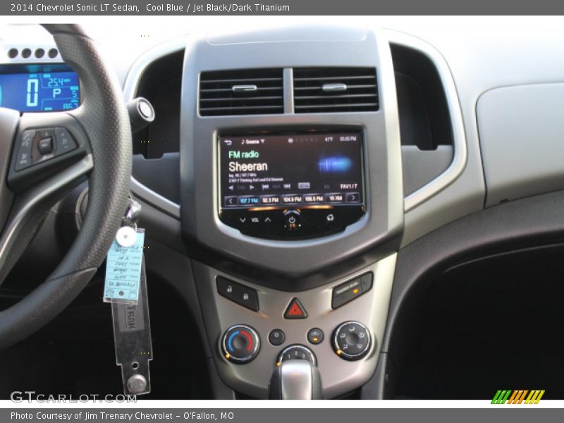 Cool Blue / Jet Black/Dark Titanium 2014 Chevrolet Sonic LT Sedan