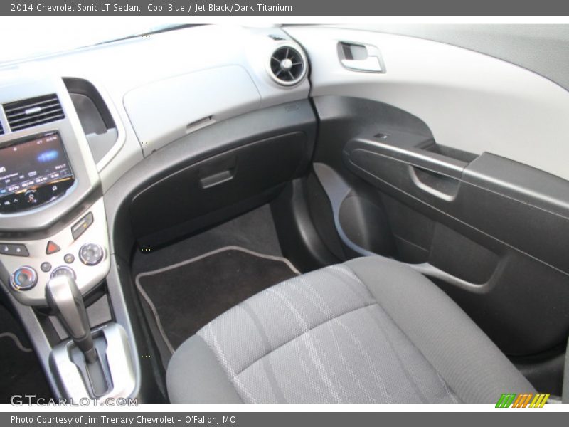 Cool Blue / Jet Black/Dark Titanium 2014 Chevrolet Sonic LT Sedan