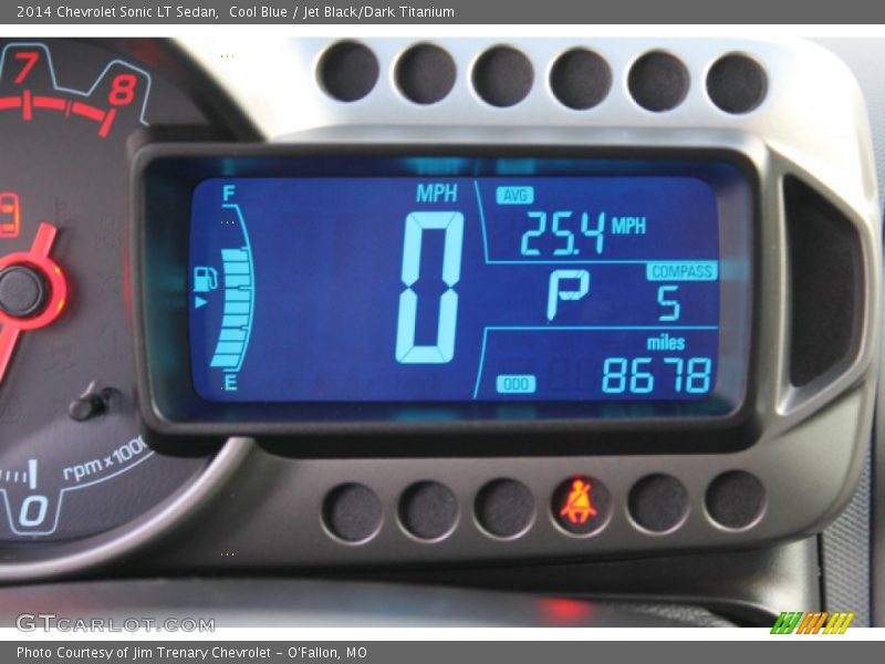 Cool Blue / Jet Black/Dark Titanium 2014 Chevrolet Sonic LT Sedan