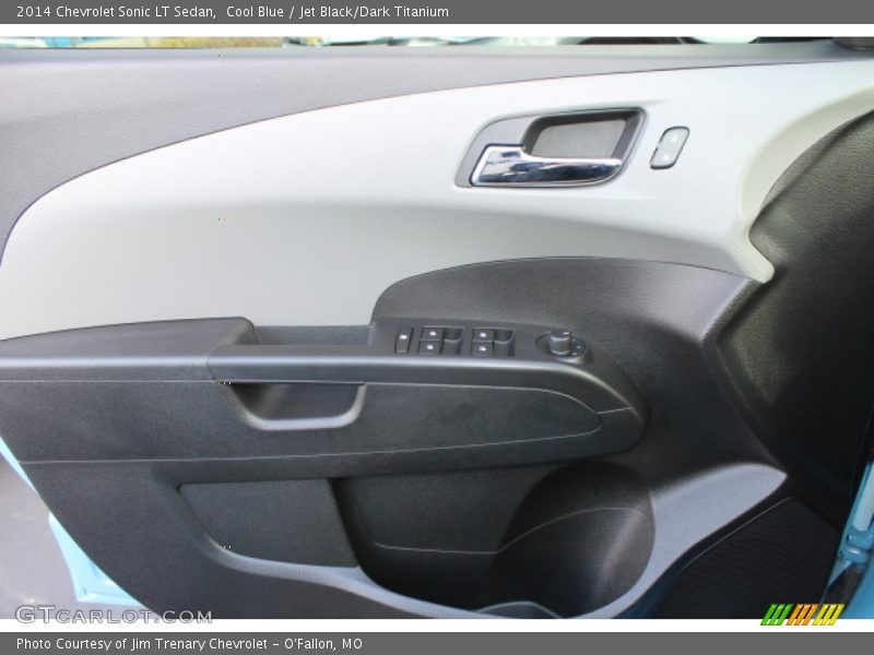 Cool Blue / Jet Black/Dark Titanium 2014 Chevrolet Sonic LT Sedan