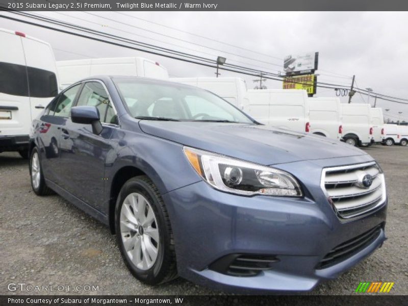 Twilight Blue Metallic / Warm Ivory 2015 Subaru Legacy 2.5i Premium