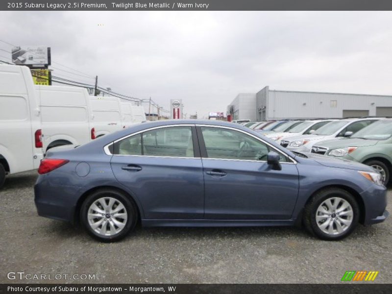 Twilight Blue Metallic / Warm Ivory 2015 Subaru Legacy 2.5i Premium