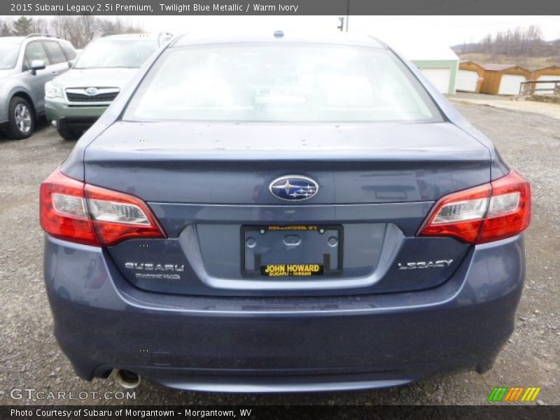 Twilight Blue Metallic / Warm Ivory 2015 Subaru Legacy 2.5i Premium