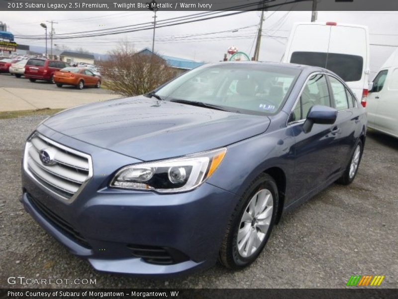 Twilight Blue Metallic / Warm Ivory 2015 Subaru Legacy 2.5i Premium