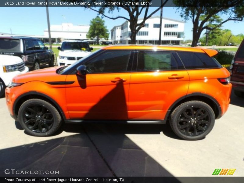 Phoenix Orange / Dynamic Ebony 2015 Land Rover Range Rover Evoque Dynamic