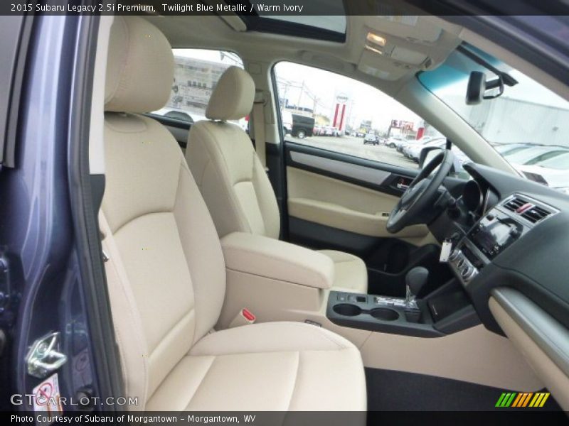 Twilight Blue Metallic / Warm Ivory 2015 Subaru Legacy 2.5i Premium