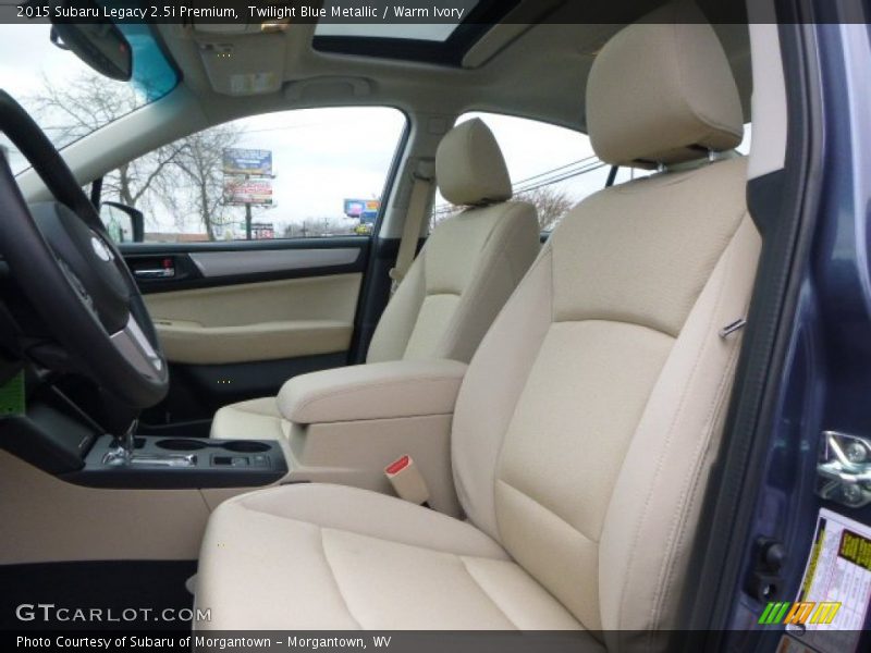Twilight Blue Metallic / Warm Ivory 2015 Subaru Legacy 2.5i Premium