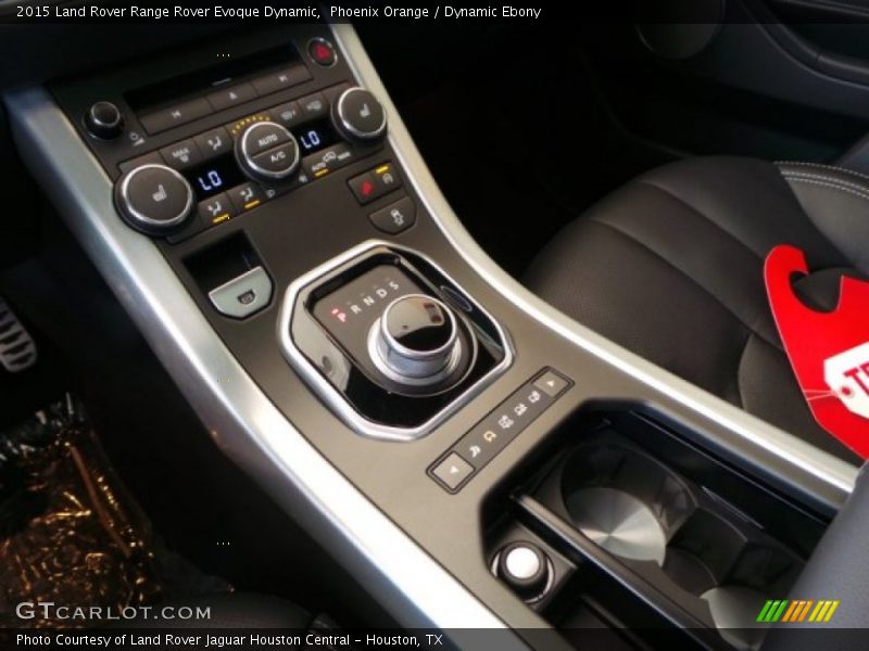 Controls of 2015 Range Rover Evoque Dynamic