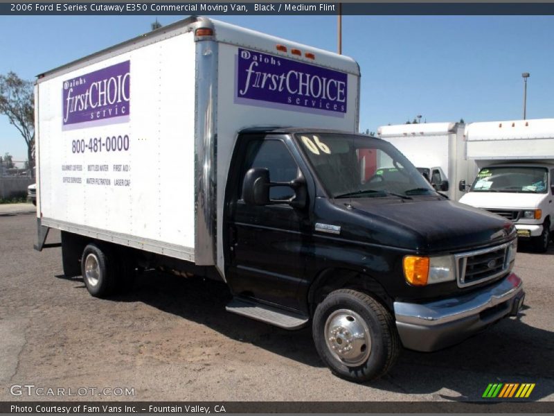 Black / Medium Flint 2006 Ford E Series Cutaway E350 Commercial Moving Van