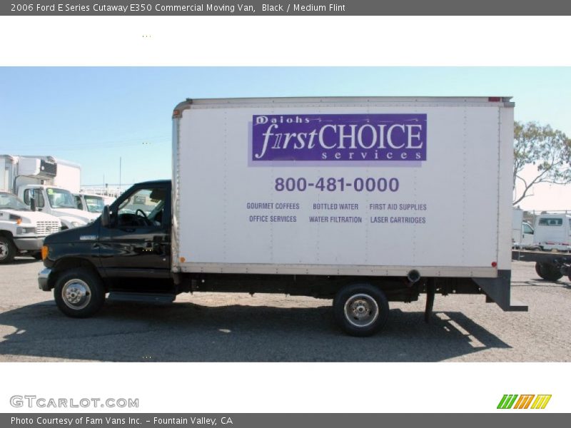 Black / Medium Flint 2006 Ford E Series Cutaway E350 Commercial Moving Van
