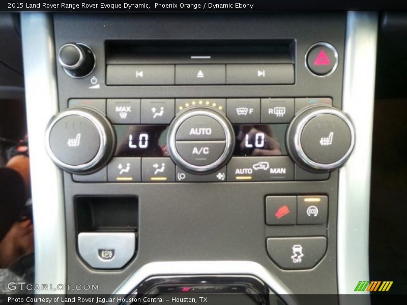 Controls of 2015 Range Rover Evoque Dynamic