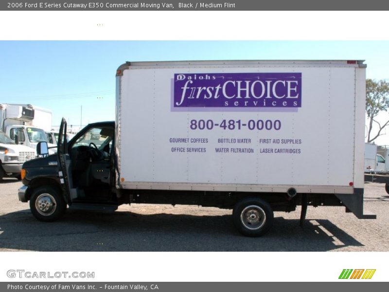 Black / Medium Flint 2006 Ford E Series Cutaway E350 Commercial Moving Van