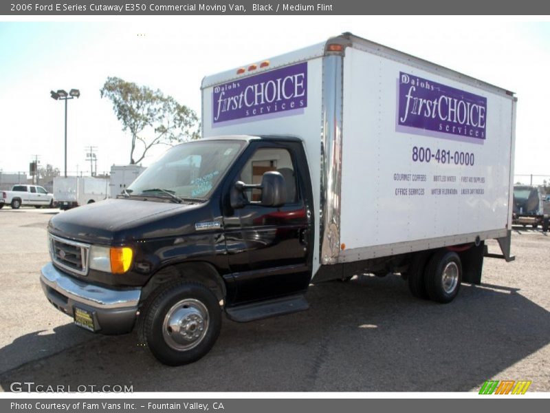 Black / Medium Flint 2006 Ford E Series Cutaway E350 Commercial Moving Van