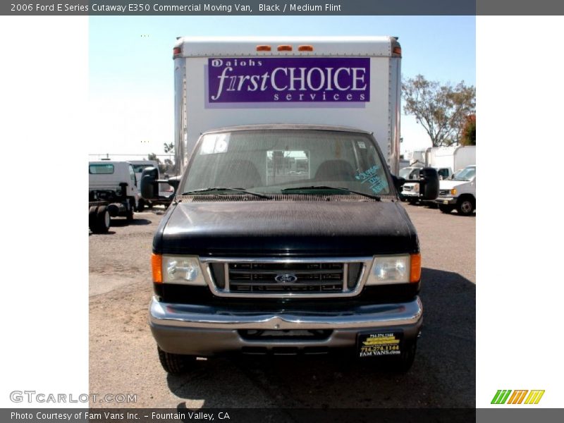 Black / Medium Flint 2006 Ford E Series Cutaway E350 Commercial Moving Van