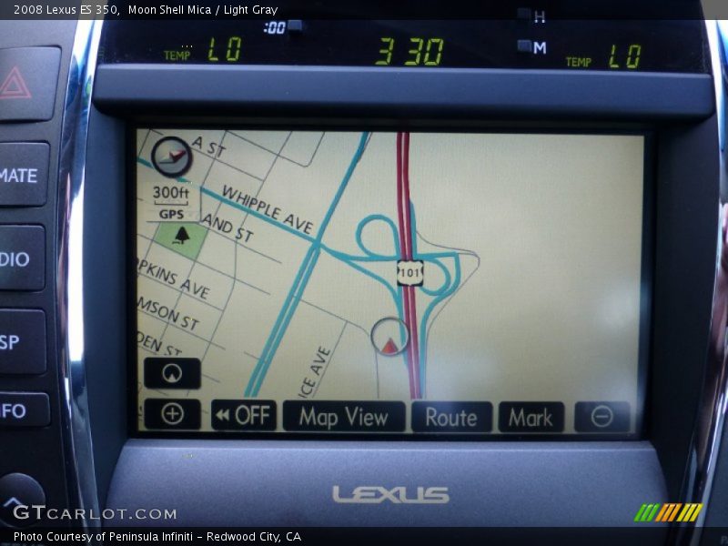 Navigation of 2008 ES 350