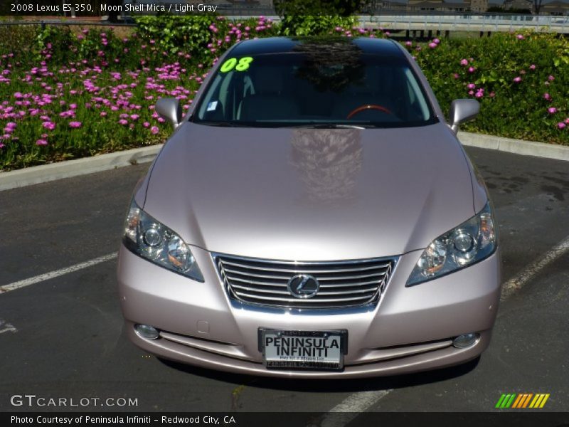 Moon Shell Mica / Light Gray 2008 Lexus ES 350