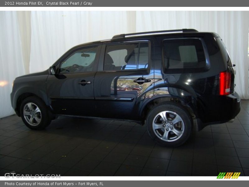 Crystal Black Pearl / Gray 2012 Honda Pilot EX