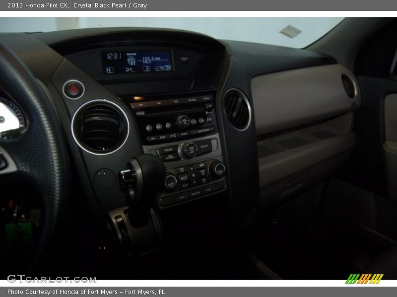 Crystal Black Pearl / Gray 2012 Honda Pilot EX