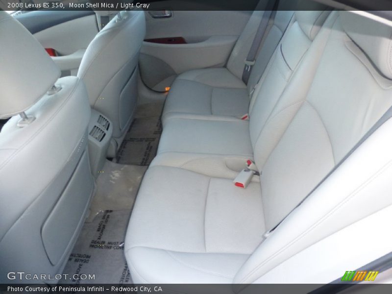 Rear Seat of 2008 ES 350