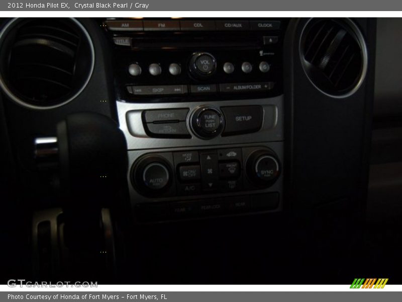 Crystal Black Pearl / Gray 2012 Honda Pilot EX