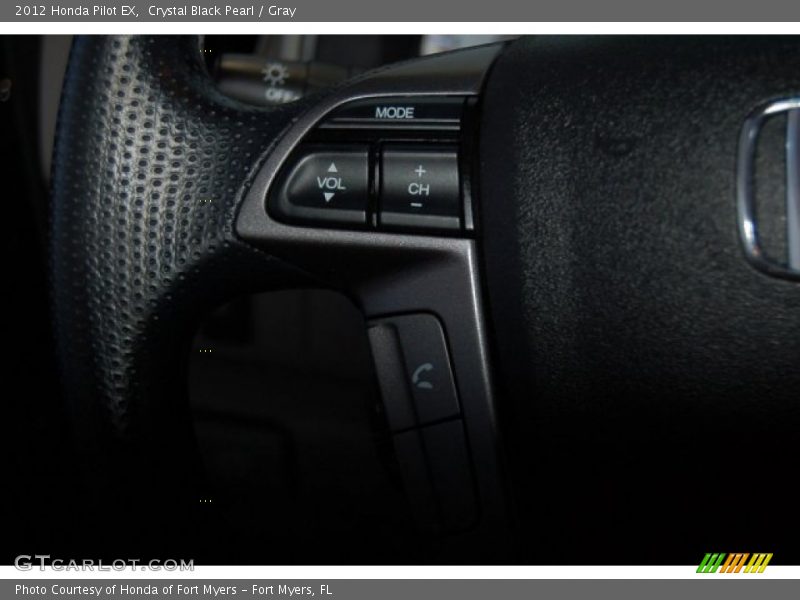 Crystal Black Pearl / Gray 2012 Honda Pilot EX
