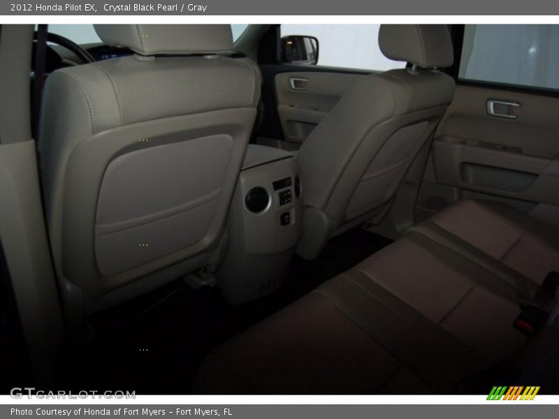 Crystal Black Pearl / Gray 2012 Honda Pilot EX