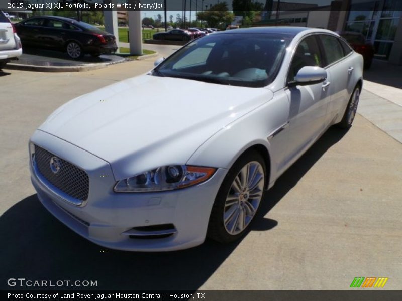 Polaris White / Ivory/Jet 2015 Jaguar XJ XJL Portfolio