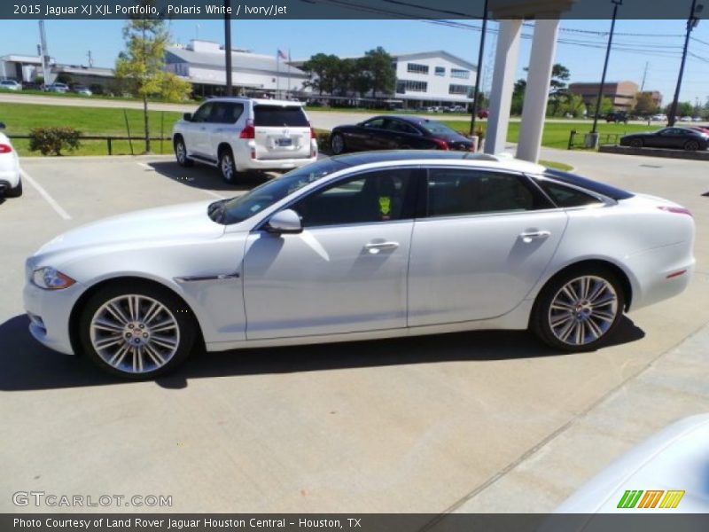 Polaris White / Ivory/Jet 2015 Jaguar XJ XJL Portfolio