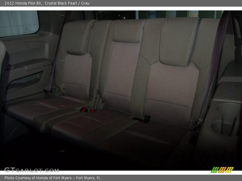 Crystal Black Pearl / Gray 2012 Honda Pilot EX