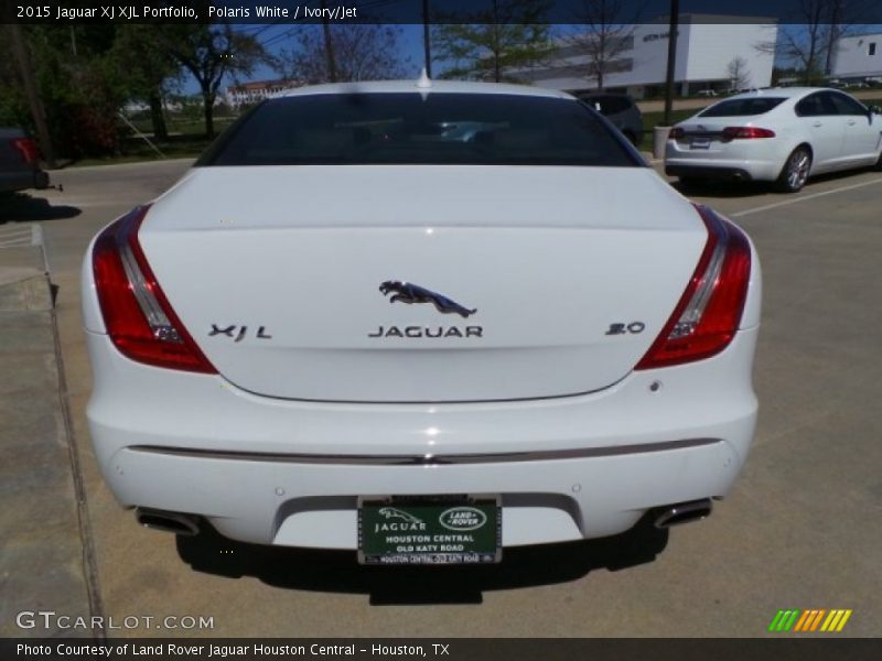 Polaris White / Ivory/Jet 2015 Jaguar XJ XJL Portfolio